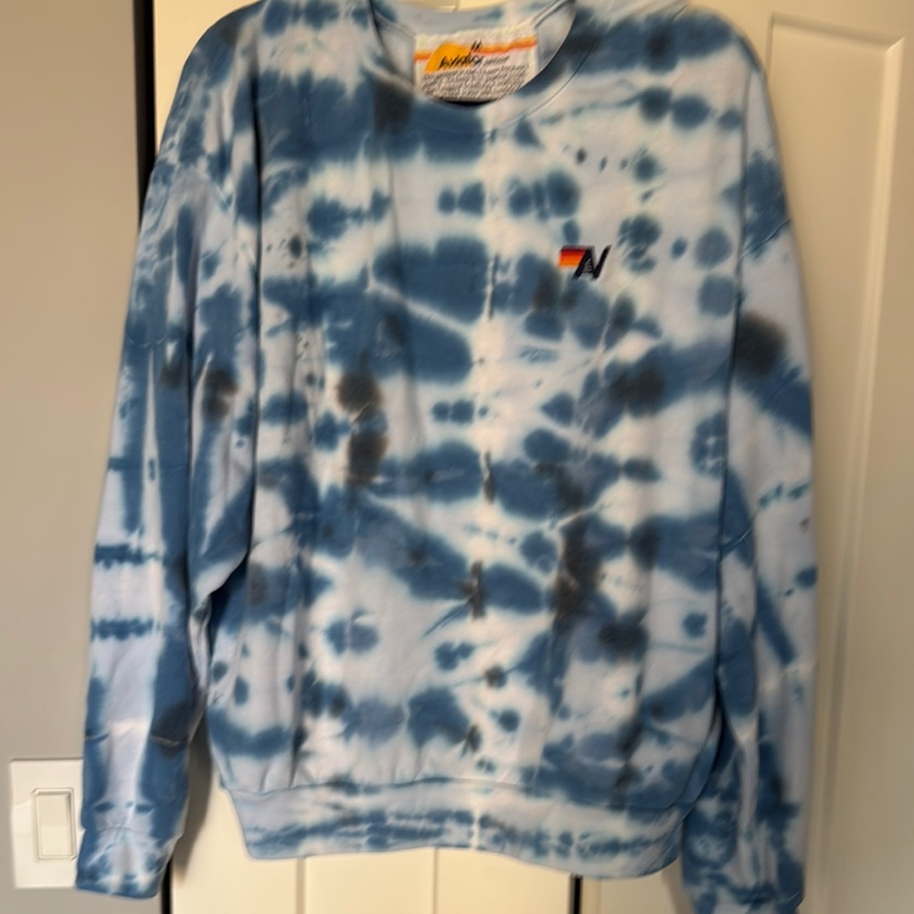 Aviator Nation Blue and Black Crewneck Sweatshirt and Sweatpants